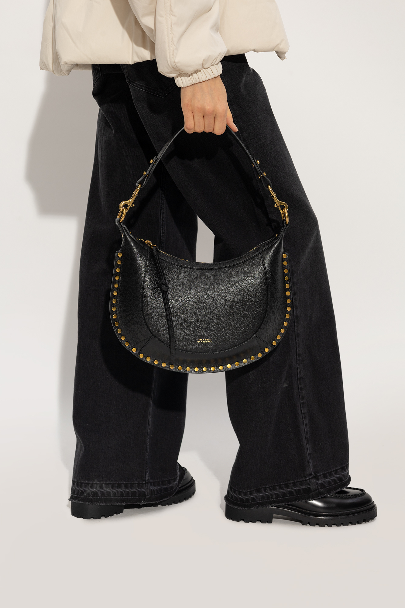 Cut Out Bag - Black 'Naoko' shoulder bag Isabel Marant